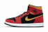Jordan Air Jordan 1 zoom air cmft "chile red" 高帮 复古篮球鞋 男款 红黑黄