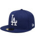 Фото #1 товара Men's Navy Los Angeles Dodgers Cooperstown Collection Wool 59FIFTY Fitted Hat