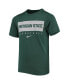 ფოტო #3 პროდუქტის Big Boys Green Michigan State Spartans Legend Basketball Practice Performance T-shirt