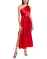 Фото #1 товара Rachel Parcell One-Shoulder Satin Midi Dress Women's