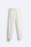 100% linen trousers