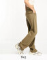 Фото #3 товара Noisy May Tall ankle drawstring trouser in beige