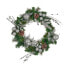 Фото #1 товара Рождественский венок Ананасы Серебристый Зеленый 60 x 13 x 60 cm