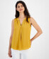 Фото #1 товара Women's Split-Neck Sleeveless Top