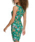 Фото #2 товара Women's Floral-Print Bodycon Dress