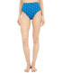 Фото #1 товара Lilly Pulitzer Rumy Bikini Bottoms Macaw Blue Coconut Row Dot Allover 8