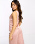 Фото #4 товара Kaiia button detail satin top co-ord in light pink