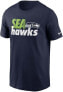 Men's Seattle Seahawks Hometown Collection Team T-Shirt Синий, XL - фото #2