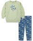 Фото #1 товара Toddler Girls 2-Pc. New Impression Graphic Sweatshirt & Leggings Set