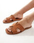 RAID Ginerva flat sandals in tan