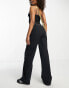 Фото #2 товара ASOS DESIGN Tall oversized cargo trouser with multi pocket in black