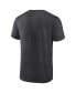 ფოტო #3 პროდუქტის Men's Charcoal Detroit Lions 2023 NFL Playoffs Big and Tall T-shirt