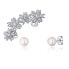 Beautiful set of pearl earrings (1x earring, 2x stone earring) JL0781