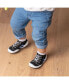 Infant Boys Breathable Washable Non-Slip Sock Shoes Runner - Black