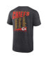 Фото #3 товара Men's Heather Charcoal Kansas City Chiefs Super Bowl LVIII Champions Roster Best Teammates T-shirt