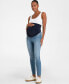 ფოტო #1 პროდუქტის Women's Cotton Light Skinny Maternity Jeans