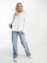 Urban Revivo relaxed shirt in white M - фото #7