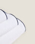 Фото #4 товара Полотенце из хлопка с оборкой ZARAHOME Cotton Towel with Overlock