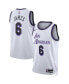 Фото #1 товара Men's and Women's LeBron James White Los Angeles Lakers 2022/23 Swingman Jersey - City Edition