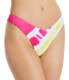 Фото #1 товара Aqua Swim 285493 Tequila Sunrise High-Leg V-Shaped Bikini Bottom , Size Large