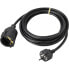 Sygonix SY-4872636 Strom Verlängerungskabel 16 A Schwarz 5.00 m - Extension Cable - Current/Power Supply