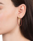 Luxury gold-plated earrings with Air pendants 15043E01012