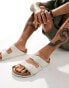 Фото #4 товара Birkenstock Arizona sandals in antique white suede