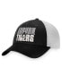 Фото #2 товара Men's Black, White Auburn Tigers Stockpile Trucker Snapback Hat