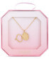 Фото #4 товара GUESS gold-Tone Removable Stone Oval Locket Pendant Necklace, 18" + 3" extender