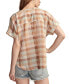 Women's Cotton Striped Dolman Popover Shirt