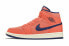 Фото #3 товара Кроссовки Nike Air Jordan 1 Mid Turf Orange Blue Void (W) (Оранжевый)