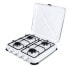 Promis KG400C - Black - White - Countertop - Gas - Metaltek - 4 zone(s) - 4 zone(s)