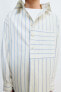 True neutrals striped shirt with pocket