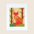 PETIT COLLAGE Painting Fox Baby