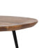 Фото #5 товара Набор из двух столиков Чёрный Натуральный Металл Железо древесина акации 70 x 70 x 40 cm (2 штук)
