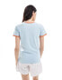 Фото #4 товара Wrangler ringer t-shirt in light blue