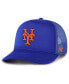 Men's Royal New York Mets Foam Logo Trucker Snapback Hat