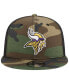 Men's Camo Minnesota Vikings Main Trucker 9FIFTY Snapback Hat Камуфляж - фото #3