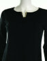 CABLE & GAUGE Womens Black Knit Long Sleeve Tunic Sweater Size Small 133026