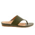 Softwalk Chandler S2306-341 Womens Green Narrow Leather Thong Sandals Shoes 10 - фото #1