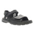 Propet Hudson River Mens Black Casual Sandals MSO033L-001