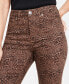 Фото #4 товара Women's Animal-Print High-Rise Skinny Jeans, Created for Macy's