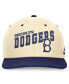 Фото #3 товара Men's Cream/Royal Brooklyn Dodgers Rewind Cooperstown Collection Performance Snapback Hat