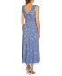 ფოტო #6 პროდუქტის Women's Beaded V-Neck Party Dress