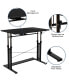 Фото #3 товара Height Adjustable (27.25-35.75"H) Sit To Stand Home Office Desk