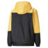 Puma Mvp Full ZipUp Windbreaker Mens Yellow Casual Athletic Outerwear 532208-02