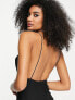 Фото #3 товара ASOS DESIGN strappy mini dress in black