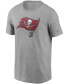 ფოტო #3 პროდუქტის Men's Heathered Gray Tampa Bay Buccaneers Primary Logo T-shirt