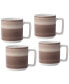 Фото #1 товара ColorStax Ombre Stax 5.25" Mugs, Set of 4