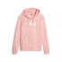 Puma Ess Logo Lab Pullover Hoodie Womens Pink Casual Outerwear 67595525